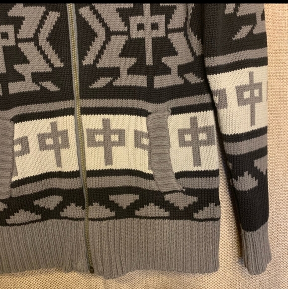 RDS zip up knit sweater - Picture 6 of 12